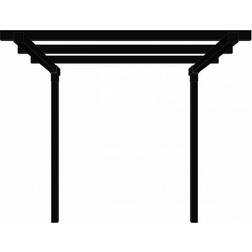Plus Dobbelt pergola 1 modul forlænger 188x238x226