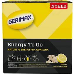 Gerimax Energy To Go Ginger Lemon