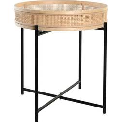 Dkd Home Decor Natural Negro Metal Ratán Escandinavo 43 x 43 x 46 cm