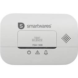 Smartwares FGA-13081 Rilevatore Di Monossido Di Carbonio Sensore DA 10 Anni Con Display e Pulsante Di Prova