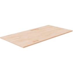 vidaXL Encimera De Baño Madera Maciza Sin Tratar 100x50x1,5 cm