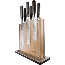 Shi 7 Piece Knife Block Damashiro Emperor