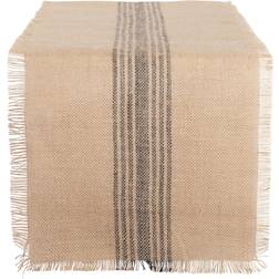 Zingz & Thingz DIIÂ® 72" Middle Stripe Tablecloth Brown