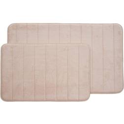 Lavish Home 67-16-I 2 Striped Bath Mat