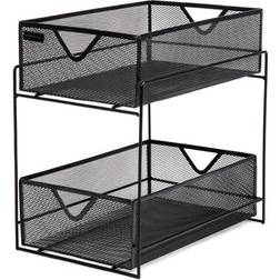 Mind Reader 2-Tier Metal Mesh Storage Box 2