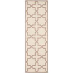 Safavieh Cambridge Trellis White, Beige, Natural 30x96"