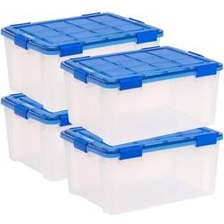 Iris 15 Gal. Lockable Tote Storage Box