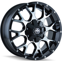 Mayhem Warrior 8015, 17x9 Wheel with 5x5