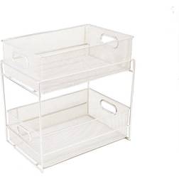 Mind Reader 2-Tier 8.25 Mesh Organizer Storage Box