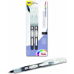 Pentel Finito Porous Point Pens Black 2/Pkg