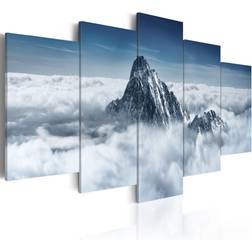 Artgeist Canvas A peak rising above the clouds Billede