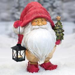 Design Toscano Santas Path Whitey the Holiday Gnome Figurine