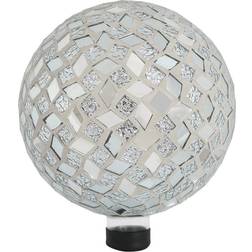 Sunnydaze 10 Mirrored Diamond Mosaic Gazing Globe