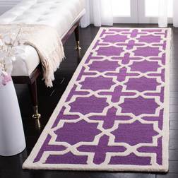 Safavieh Cambridge Marakesh 3 Purple, White 30x96"