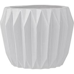 Bloomingville Round Fluted Ceramic Flower Vase