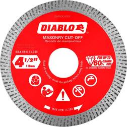 Diablo 4-1/2 in. Diamond Continuous Rim Cut-Off Discs for Masonry