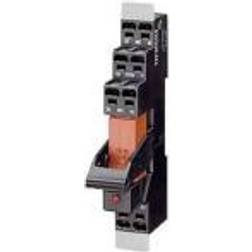 Siemens Plug-in relæ komplet enhed 2 W, 230 V AC LED modul rød base med logic isolation fjeder terminal (pus