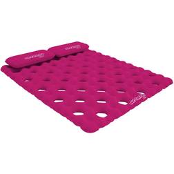 Airhead SUN COMFORT COOL SUEDE Double Pool Mattress, Raspberry (AHSC-017)