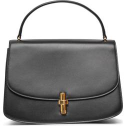 The Row Sofia 10 black leather bag