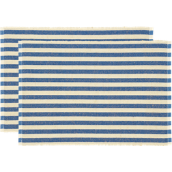 Södahl Statement Stripe 2 Dækkeserviet Blå (48x33cm)