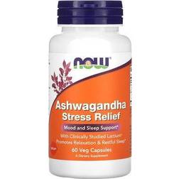 Now Foods Ashwagandha Stress Relief VCaps Yeast Free 60 pcs