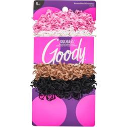 Goody Ouchless Hair Scrunchie 5 Count, Chenille