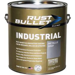 Bullet Industrial Rust Inhibitor Satin Interior/Exterior Primer 1-Gallon Gray