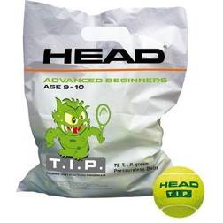 Head TIP Green Polybag 72-pack