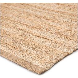 Jaipur Living RUG101990 Solid Pattern Cotton/ Jute White, Beige, Natural 96x120"