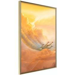 Artgeist Affisch Airplanes the Clouds 30x45 Poster