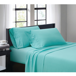 Truly Soft King Everyday Microfiber Solid Bed Sheet Turquoise (259.08x)