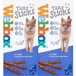 Webbox Cats Delight Tasty Sticks with Cod 6pcs 30g