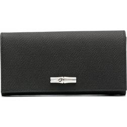 Longchamp Roseau Black Ladies 3.9 x 7.7 in Wallets L3146HPN001