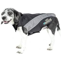 Dog Helios Pet Life Octane Softshell Neoprene Satin Reflective Jacket