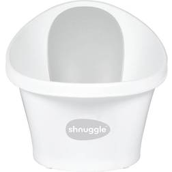 Shnuggle Babybadewanne Weiß m Grau