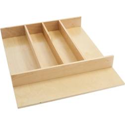 Rev-A-Shelf 4WUT Trim-to-Fit Light Brown Cutlery Tray