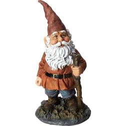 Design Toscano 16-in H 7-in W Gnome Garden