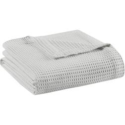 Beautyrest Bed Waffle Blankets Gray (228.6x228.6cm)