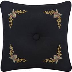 Five Queens Court Stefania Square Complete Decoration Pillows Black