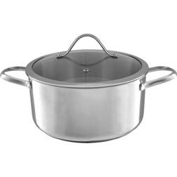 Classic Cuisine 6 Quart Stock Pot-Stainless Steel Pot with lid