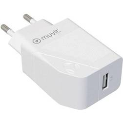 Muvit Chargeur USB 2,4A 12W Blanc