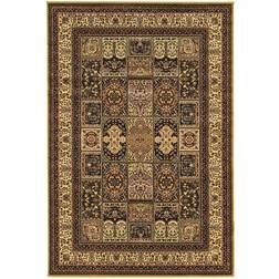 Linon RUGPT0281 Persian Treasures Brown, Black, White