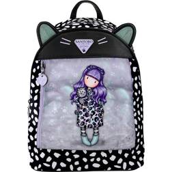 Safta Gorjuss Smitten Kitten Lässiger Rucksack - Schwarz/Weiß