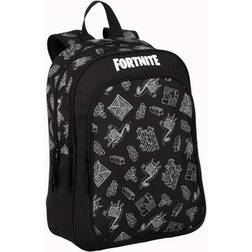 Fortnite Skoletaske Sort (41 x 31 x 13,5 cm)