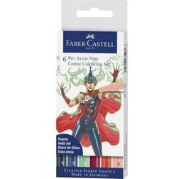 Faber-Castell tegnepen Pitt Artist Pen Comic B 6 stk