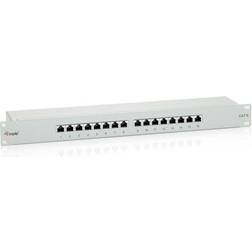 Equip Patchpanel 16x RJ45 Cat6 19" 0.5m