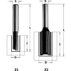 Cmt Overfræsebor HM 6x25/57 K8 C