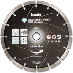 Kwb Aggresso-Flex Black-Line Diamond Cutting Disc 125 x 1.9 mm Fjernlager, 3 dages levering