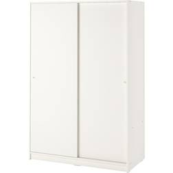 IKEA Kleppstad White Wardrobe 117x176cm