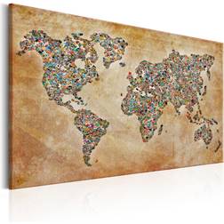 Artgeist Canvas - Postcards from the World - 120x80 Tavla